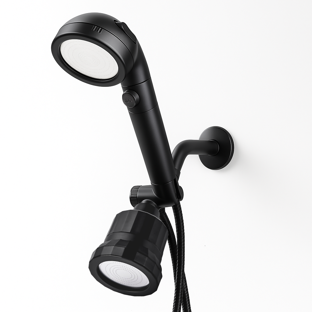 Vysokotlaká kombinace ruční a nástěnné sprchové hlavice