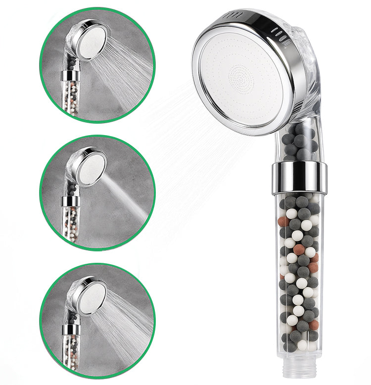 Filtrační ionizační sprchová hlavice Ecopower, kompatibilní s elektrickými sprchami