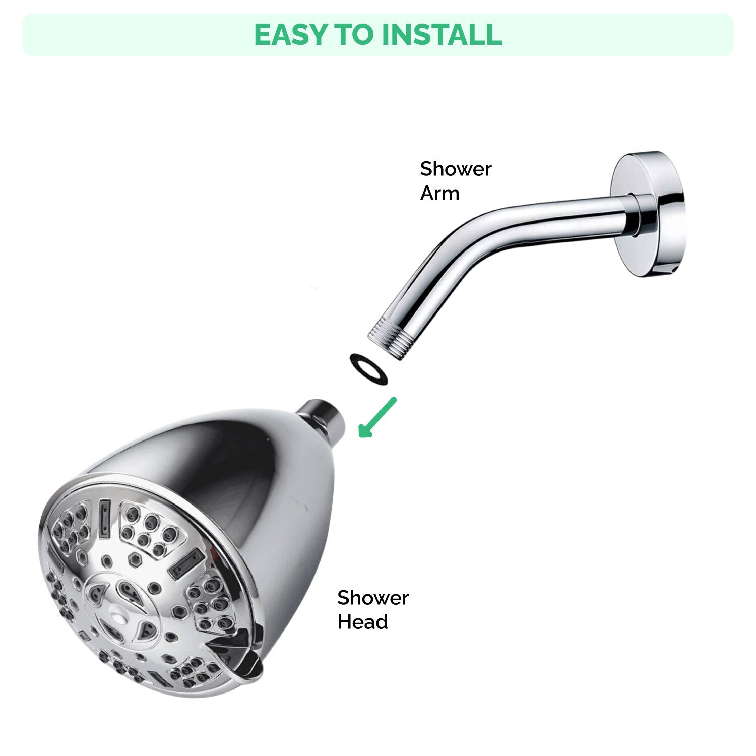 20stupňová filtrace filtrace Multi-Mode Ecolux Wall sprchová hlava