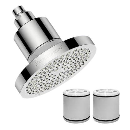 Filtered Shower Head with Rainfall Spray