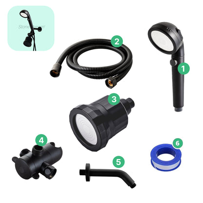 Vysokotlaká kombinace ruční a nástěnné sprchové hlavice