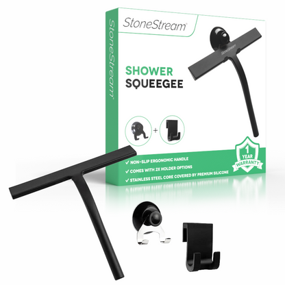 Čistič sprchové obrazovky Squeegee - Matte Black